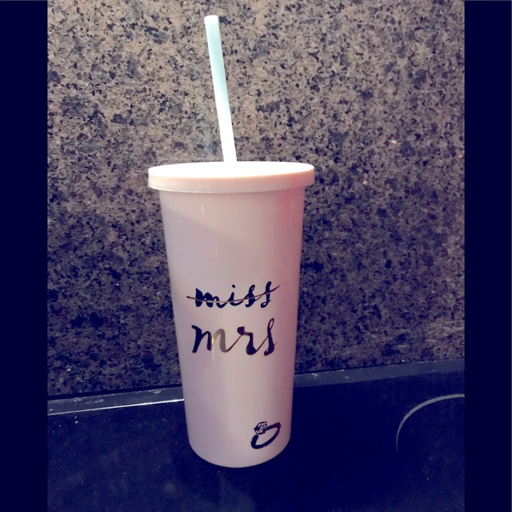 Miss to Mrs Kate Spade cold cup